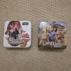 Star Wars Timeline And Cardline Dinosaurs Asmodee Tin Card Games